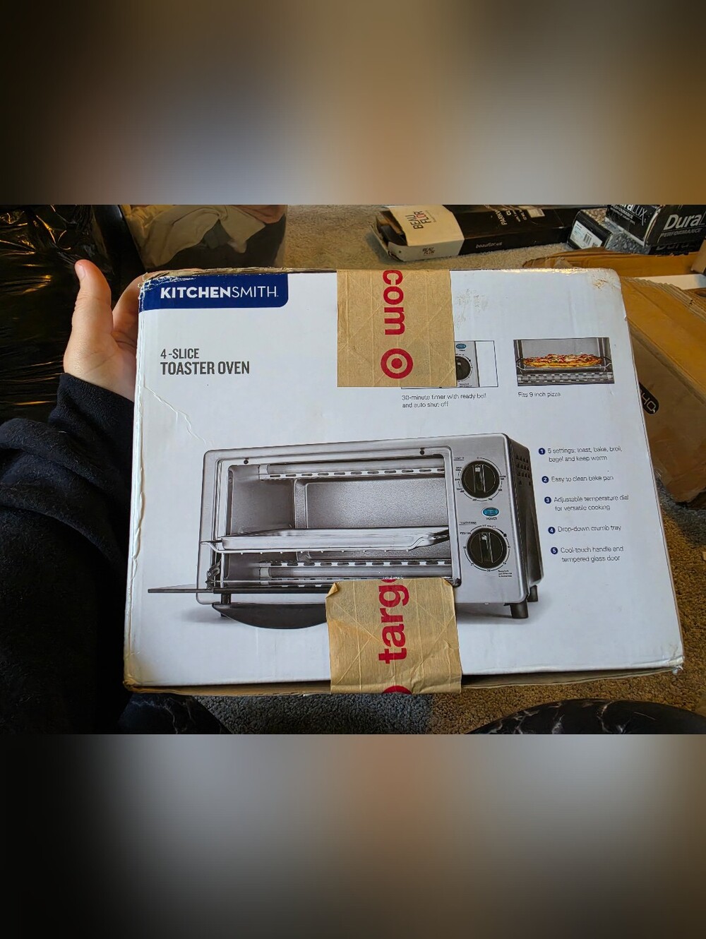 KitchenSmith 4 Slice Toaster Oven - Picture 4 of 6